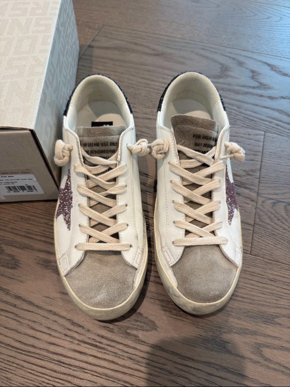 Gently used golden goose 38 shoes!